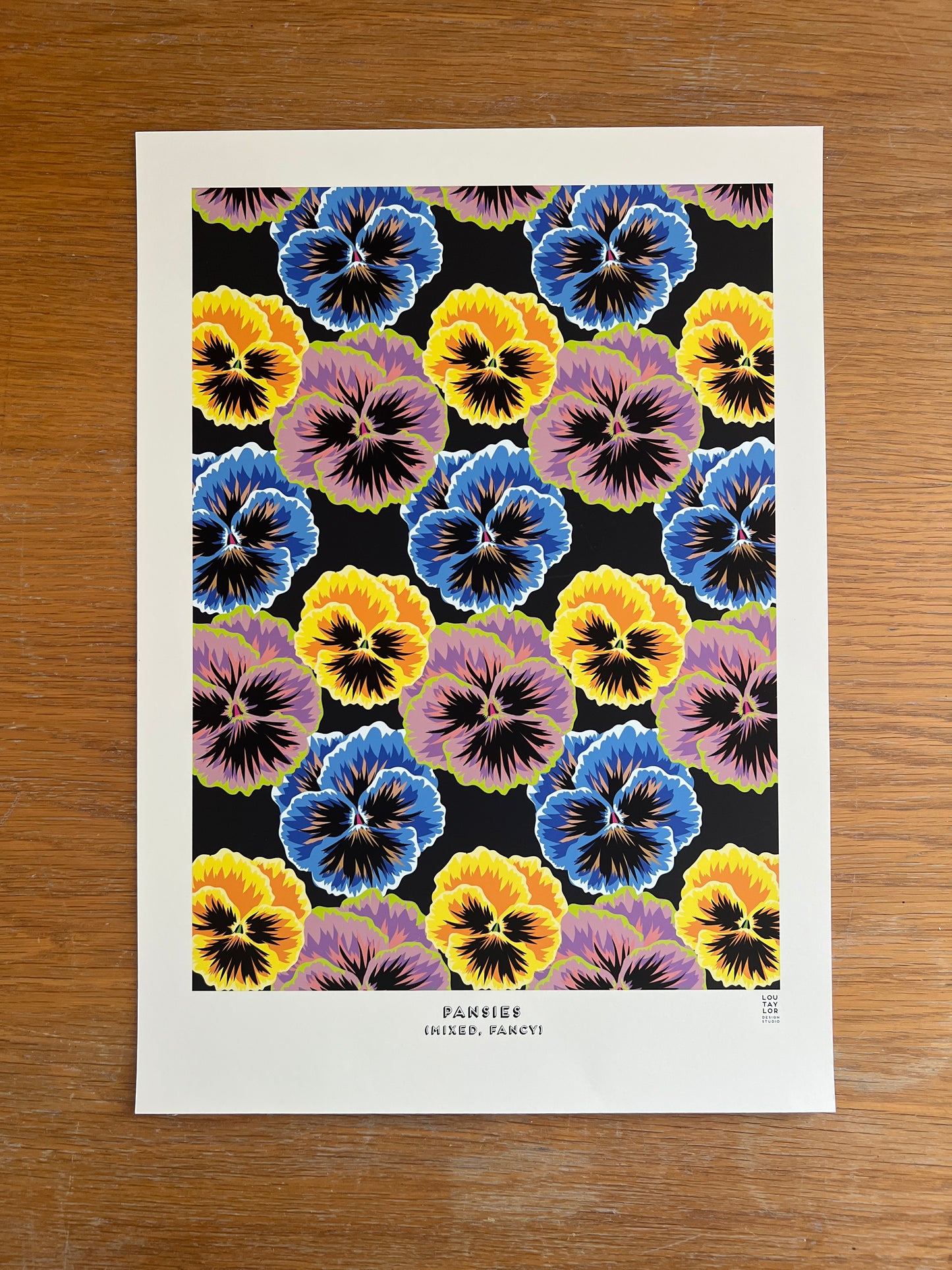 A3 Pansies (Mixed, Fancy)