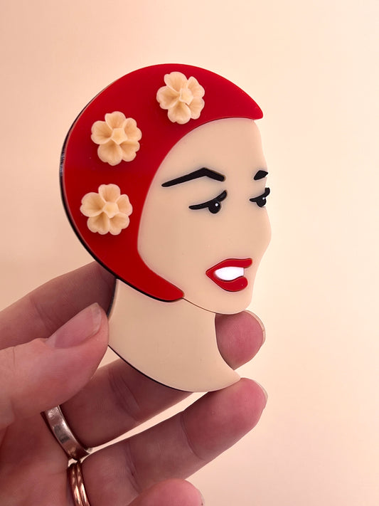 Bathing Beauty brooch
