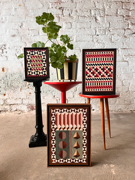 Quilt No.14 Pyramids