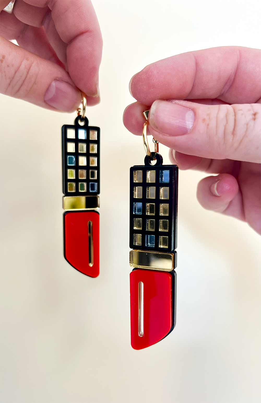 Lipstick City Ear-rings