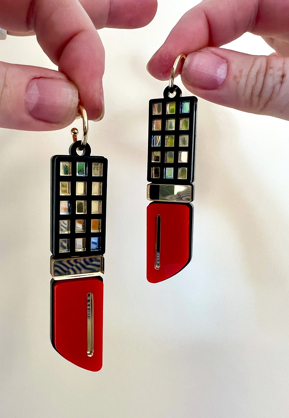Lipstick City Ear-rings