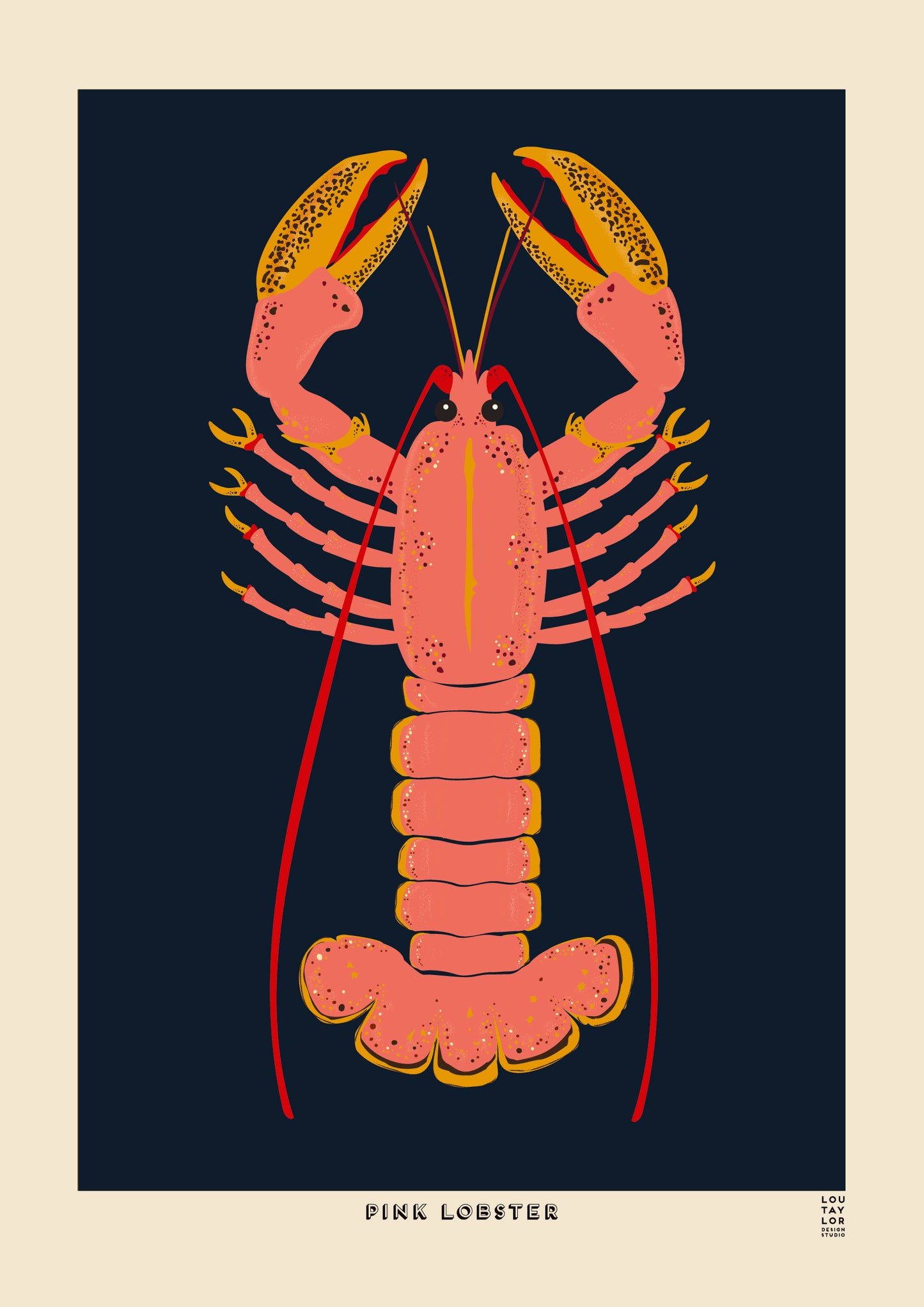 A3 Pink Lobster