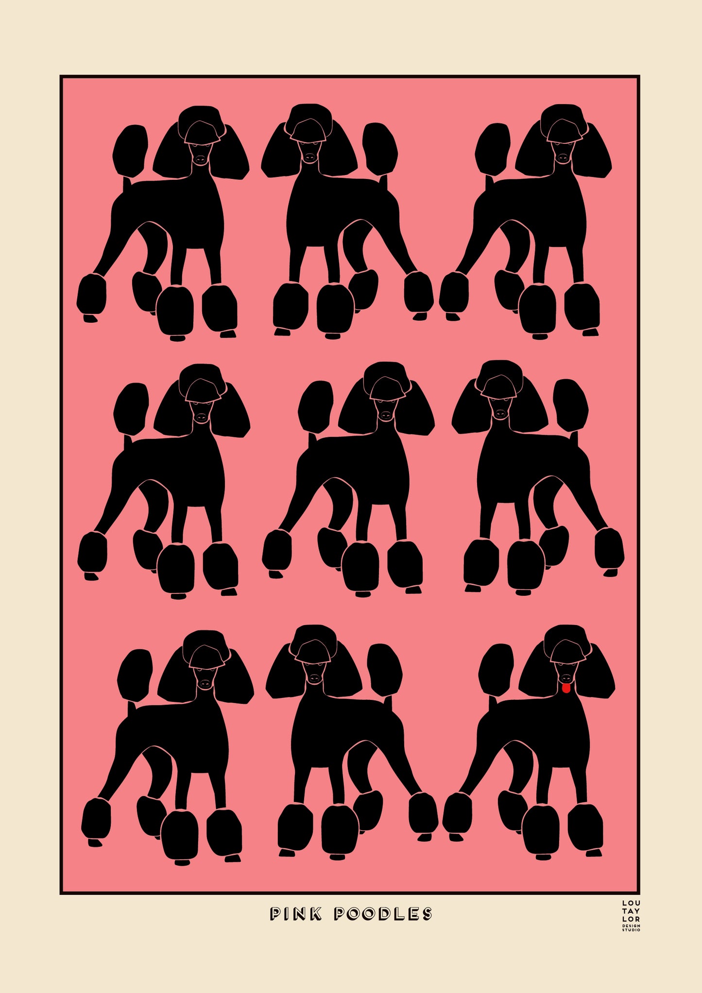 A2 Pink Poodles