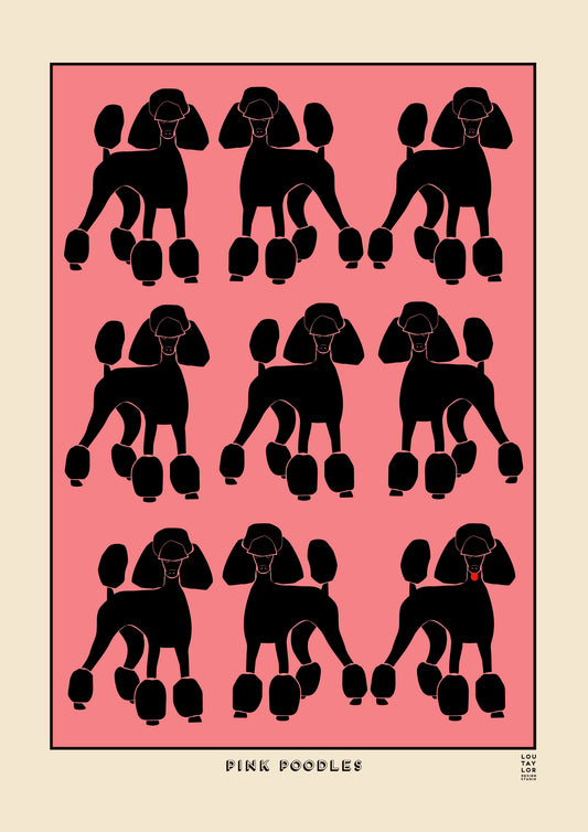 A2 Pink Poodles
