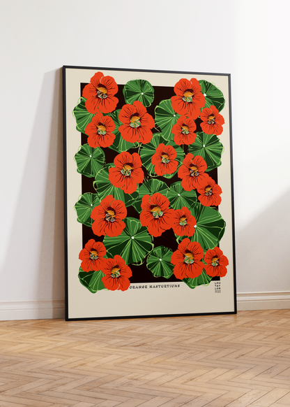 Orange Nasturtiums