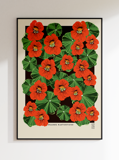 Orange Nasturtiums