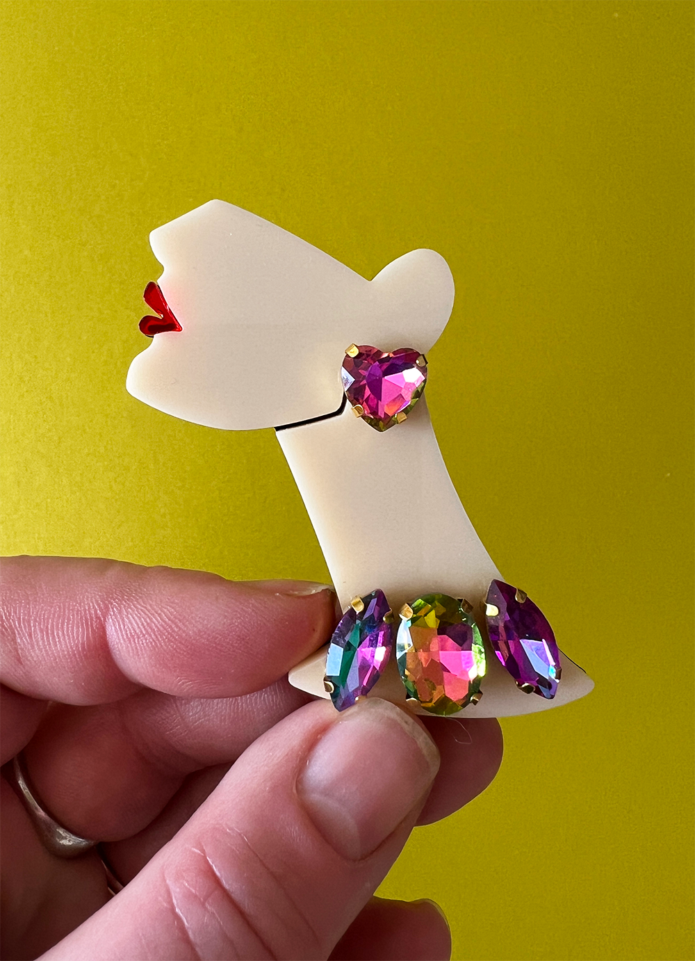 Neck Two - heart ear-ring