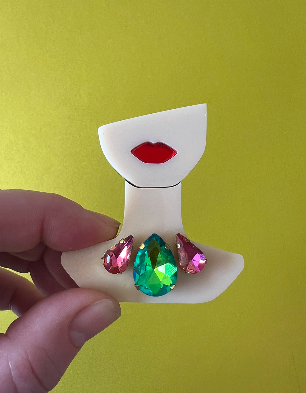 Necklace 3  -Massive green bling