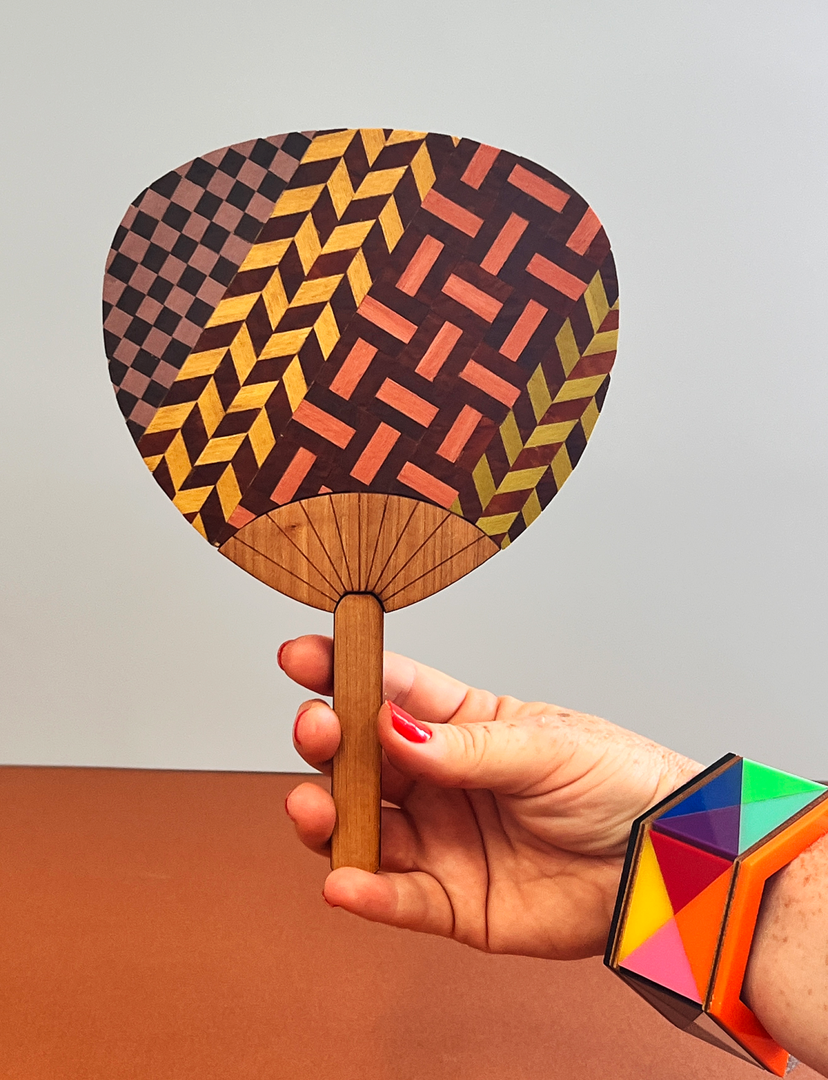 Palette Fan No.1 (pink)
