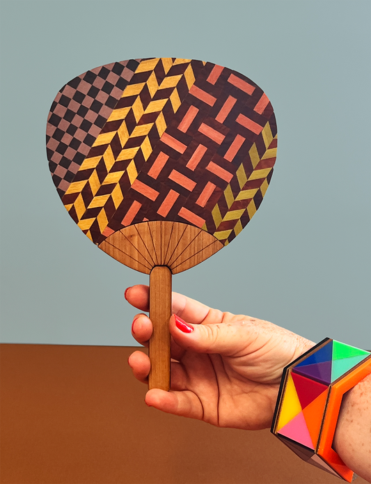 Palette Fan No.1 (pink)
