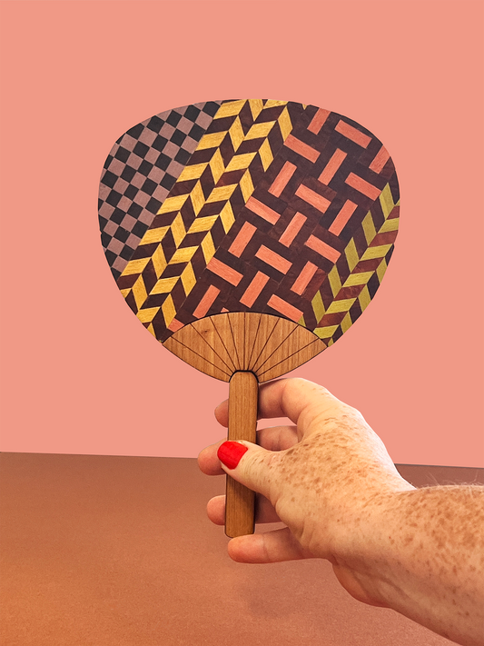 Palette Fan No.1 (pink)