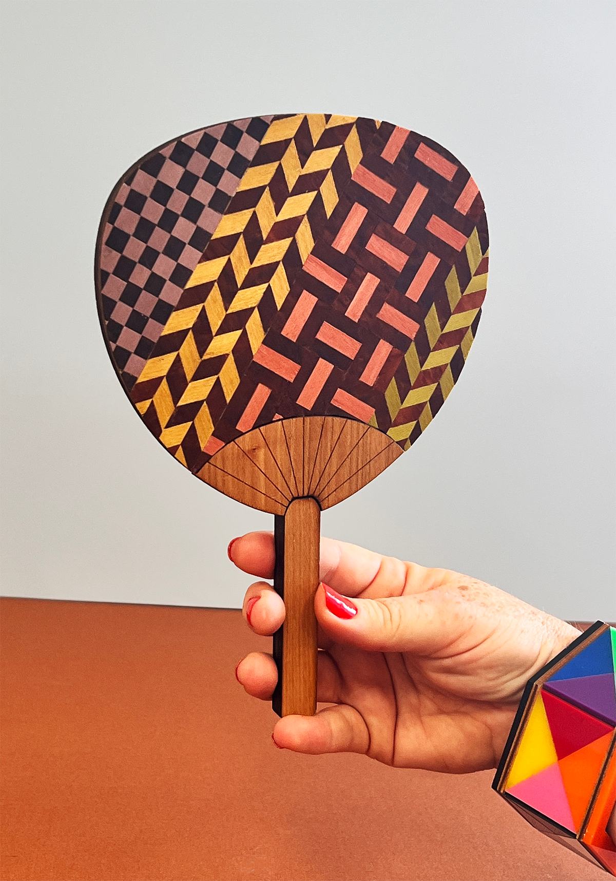 Palette Fan No.1 (pink)
