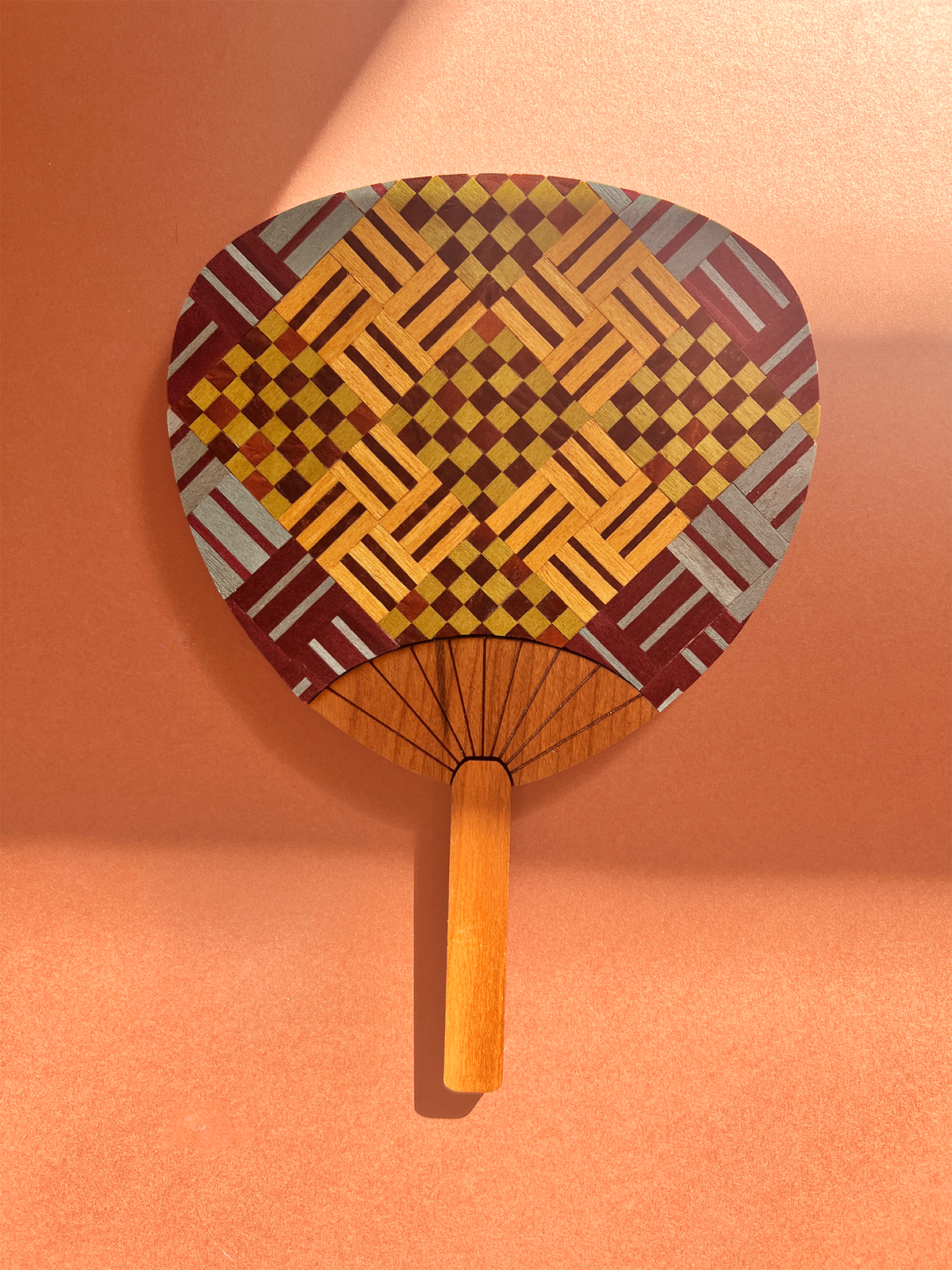 Palette Fan No.3 (yellow check)