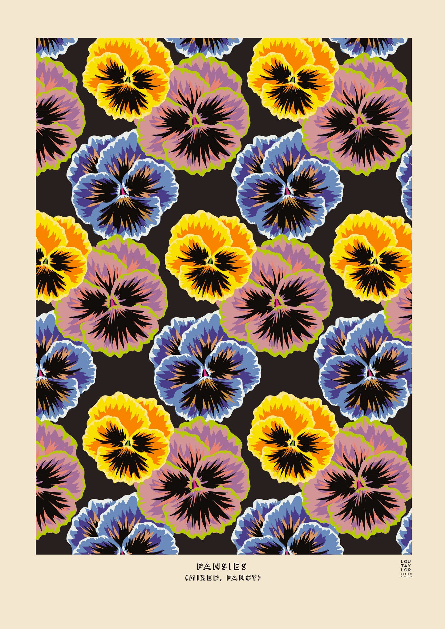 A3 Pansies (Mixed, Fancy)