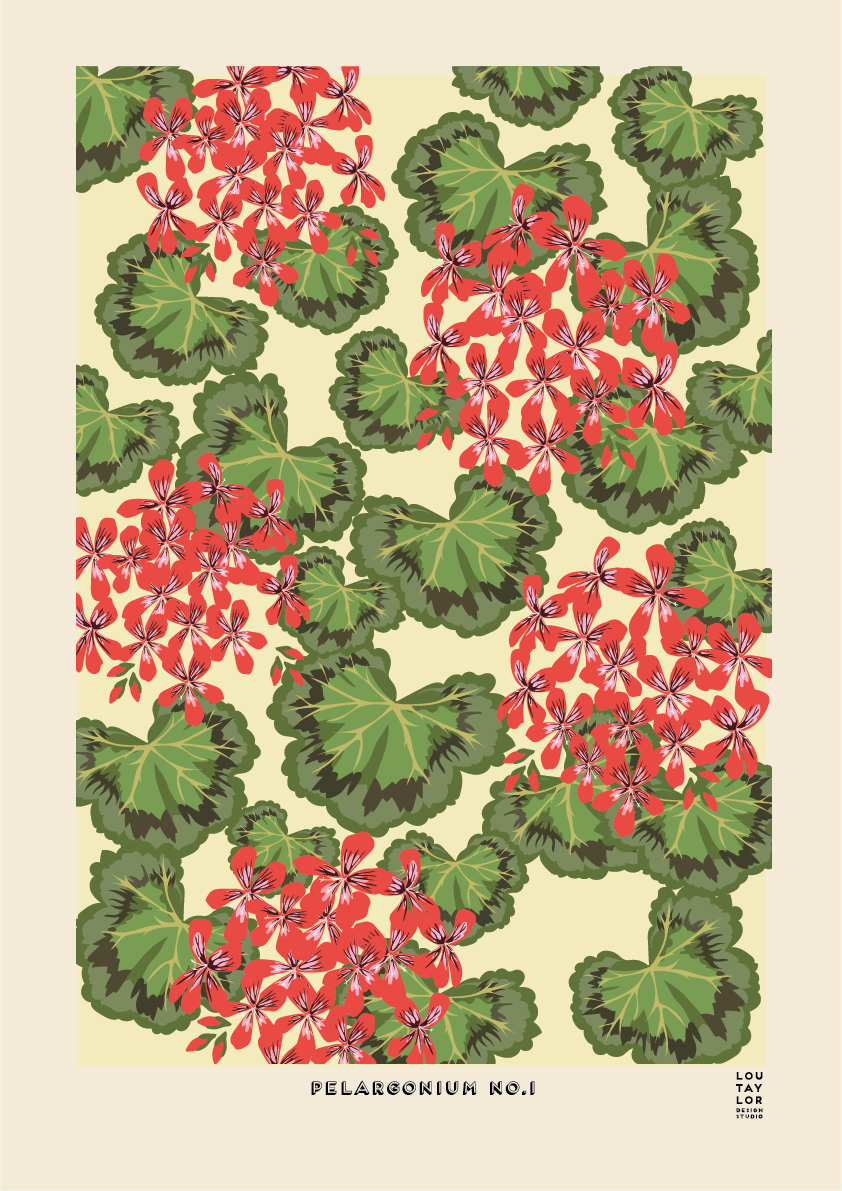 A2 Pelargonium No.1 (Red)