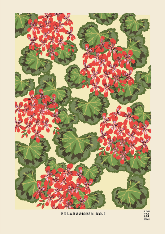 A2 Pelargonium No.1 (Red)