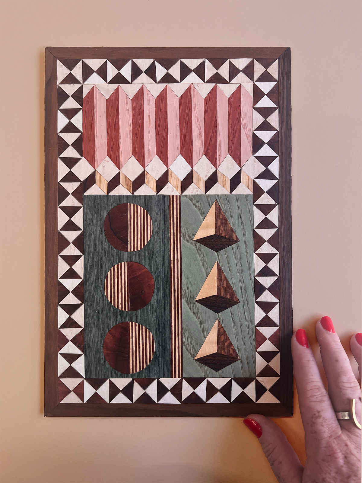 Quilt No.14 Pyramids