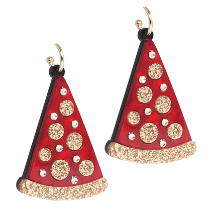 Pizza ear-rings