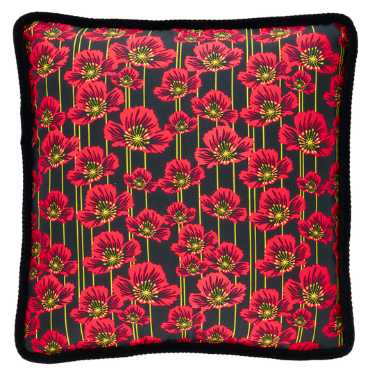 Red Poppies Cushion