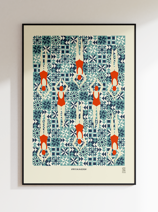 Swimmers Print