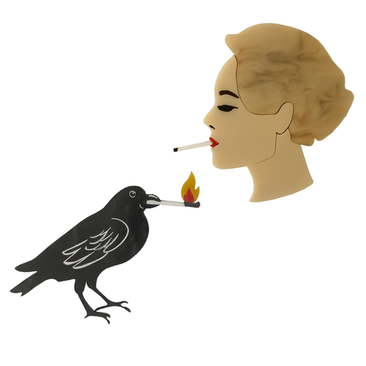 Buddy brooch (The Birds)