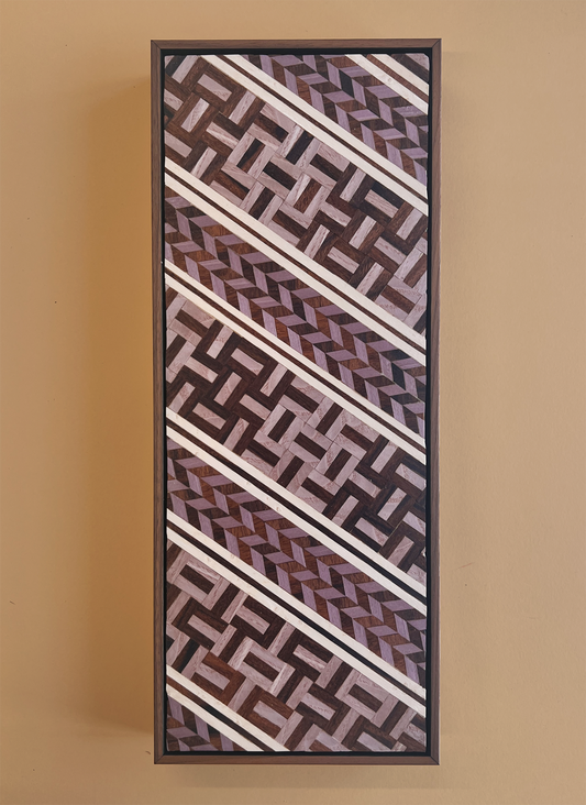 Quilt No.12 Violet Kaleidoscope