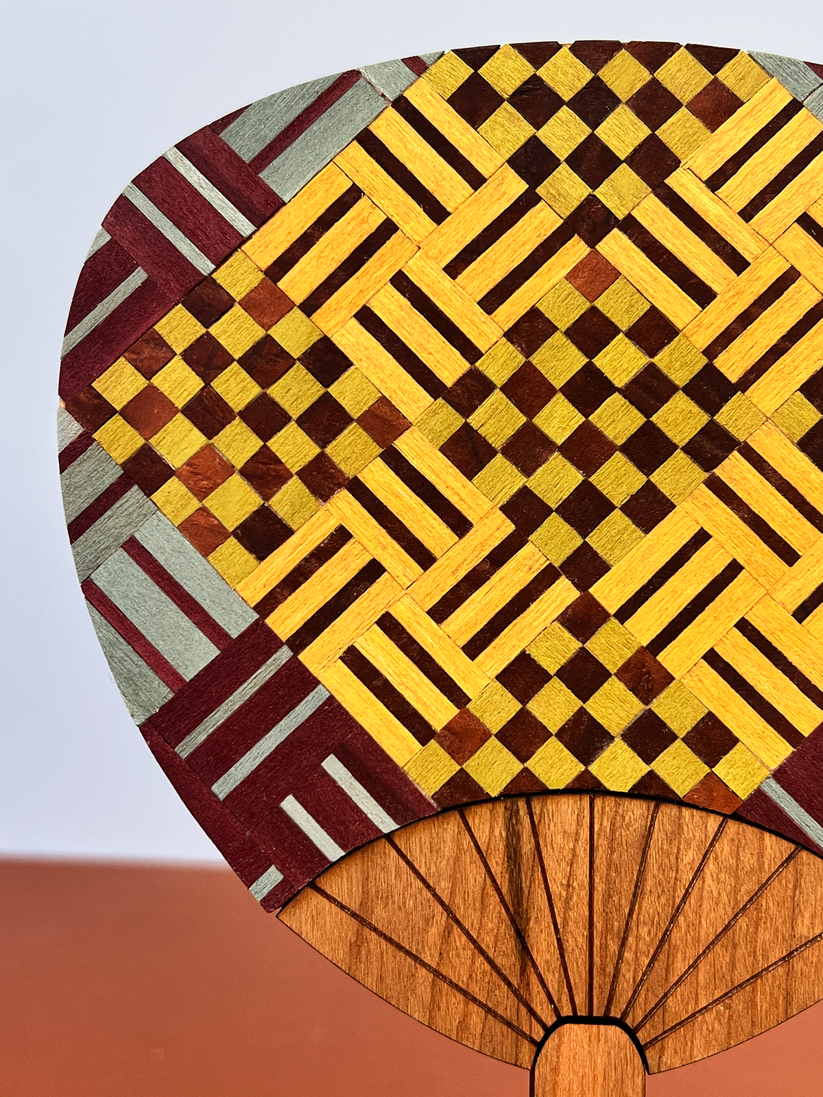 Palette Fan No.3 (yellow check)