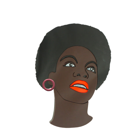 Nina Simone brooch